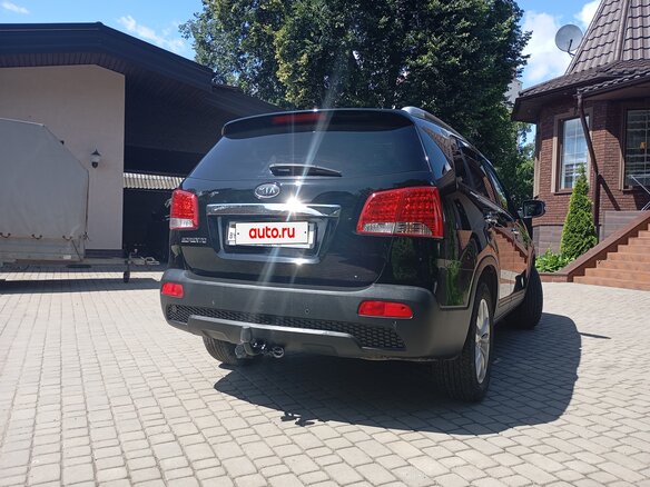 2010 Kia Sorento II, чёрный, 1067717 рублей - вид 3