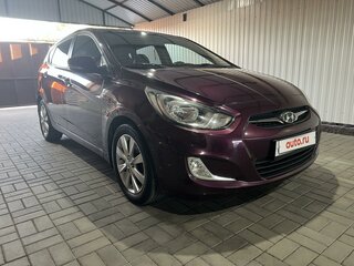 2011 Hyundai Solaris I, фиолетовый, 990000 рублей, вид 3