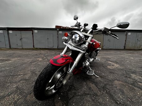 2007 Honda VTX 1800, красный, 1000000 рублей, вид 1