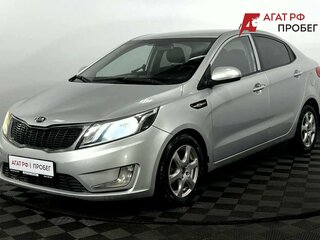 2014 Kia Rio 4-speed III, серебристый, 760000 рублей, вид 2