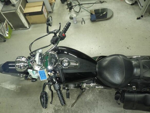 2012 Yamaha XVS1300, чёрный, 700000 рублей - вид 9