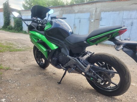 2013 Kawasaki Ninja 650, зелёный, 445000 рублей, вид 5