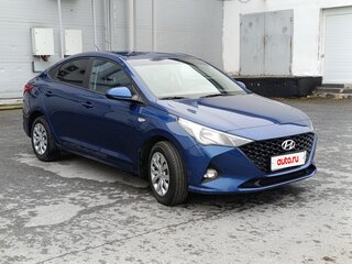 2022 Hyundai Solaris II Рестайлинг, синий, 1805000 рублей, вид 1