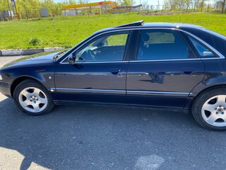 1998 Audi A8 I (D2), синий, 500000 рублей, вид 4