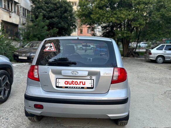 2006 Hyundai Getz I Рестайлинг, серый, 470000 рублей - вид 3