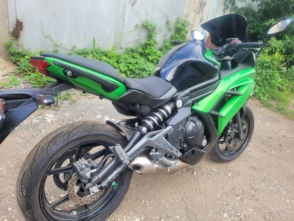 2013 Kawasaki Ninja 650, зелёный, 445000 рублей - вид 5