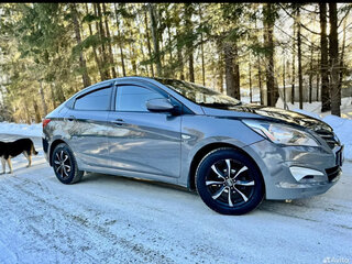 2016 Hyundai Solaris I Рестайлинг, серый, 850000 рублей, вид 5