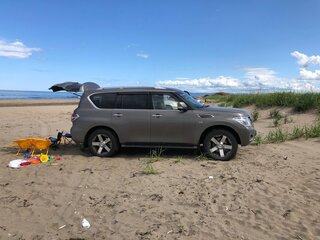 2014 Nissan Patrol VI (Y62) Рестайлинг, коричневый, 3500000 рублей, вид 2