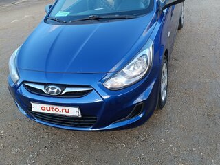 2011 Hyundai Solaris I, синий, 800000 рублей, вид 3