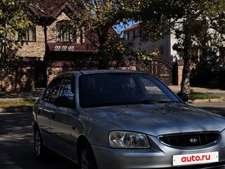 2005 Hyundai Accent ТагАЗ II, серебристый, 600000 рублей, вид 1