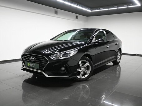 2017 Hyundai Sonata VII (LF) Рестайлинг, чёрный, 1850000 рублей, вид 1