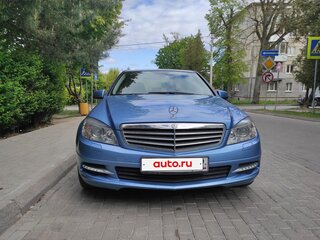 2010 Mercedes-Benz C-Класс 180 BlueEFFICIENCY III (W204), голубой, 1500000 рублей, вид 2