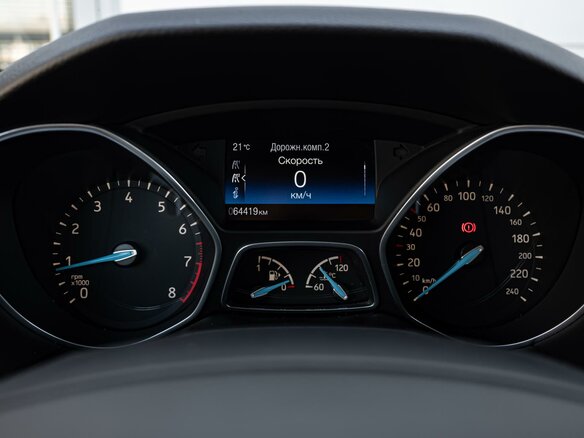 2016 Ford Focus III Рестайлинг, синий - вид 16