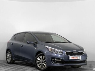 2017 Kia Ceed II Рестайлинг, синий, 1530000 рублей, вид 3