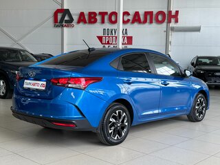 2020 Hyundai Solaris II Рестайлинг, синий, 1565000 рублей, вид 5
