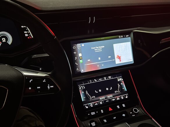 2022 Audi A6 40 TDI V (C8), белый, 4500000 рублей - вид 8