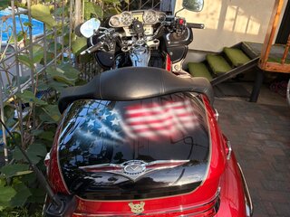 2009 Kawasaki VN1700 Vulcan, красный, 670000 рублей, вид 4