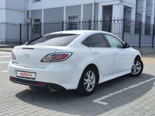 2012 Mazda 6 II (GH) Рестайлинг, белый, 829000 рублей, вид 4