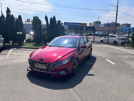 2021 Hyundai Elantra VII (CN7), красный, 1640000 рублей, вид 1