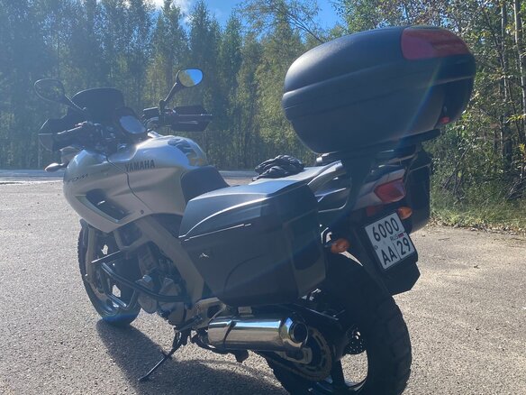 2002 Yamaha TDM900, серебристый - вид 3