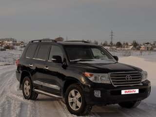 2012 Toyota Land Cruiser 200 Series Рестайлинг 1, чёрный, 3000000 рублей, вид 2