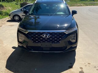 2020 Hyundai Santa Fe IV, чёрный, 2750000 рублей, вид 3