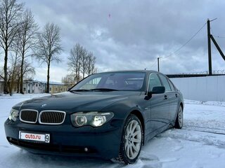 2002 BMW 7 серии 730d IV (E65/E66), чёрный, 1000000 рублей, вид 2