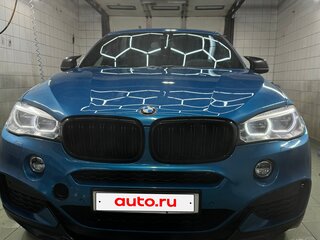 2018 BMW X6 30d II (F16), голубой, 4200000 рублей, вид 2