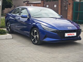 2021 Hyundai Elantra VII (CN7), синий, 2350000 рублей, вид 5