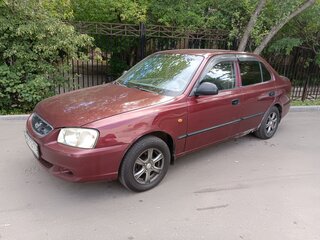 2007 Hyundai Accent ТагАЗ II, пурпурный, 258000 рублей, вид 1