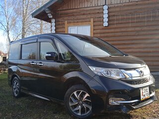 2015 Honda Stepwgn Spada V, чёрный, 1795000 рублей, вид 1