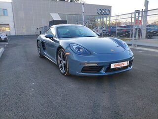 2018 Porsche Cayman III 718 (982), синий, 5500000 рублей, вид 4