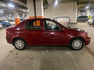 2011 Renault Logan I Рестайлинг, красный, 185000 рублей, вид 3