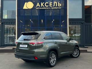2014 Toyota Highlander III (XU50), зелёный, 2497000 рублей, вид 4