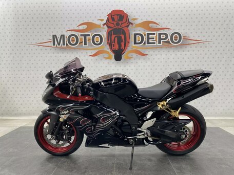 2007 Kawasaki ZX-10R Ninja, чёрный, 665000 рублей, вид 2