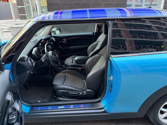 2016 Mini Hatch Cooper S III (F55/F56), голубой - вид 6
