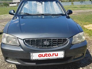 2008 Hyundai Accent ТагАЗ II, серый, 420000 рублей, вид 1