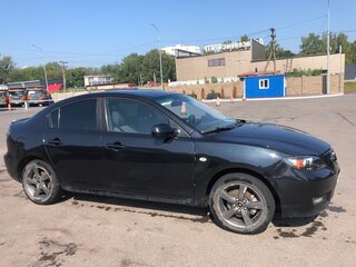 2008 Mazda 3 I (BK) Рестайлинг, чёрный, 600000 рублей, вид 3
