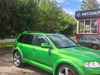 2006 Volkswagen Touareg I, зелёный, 1277777 рублей, вид 4