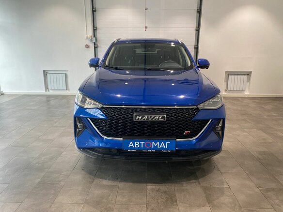 2022 Haval F7x I Рестайлинг, синий - вид 1
