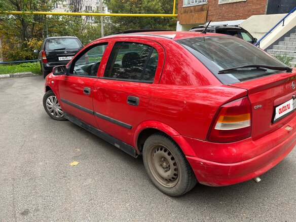 1998 Opel Astra G, красный, 100000 рублей - вид 5