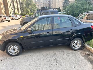 2014 Lada (ВАЗ) Granta I, чёрный, 490000 рублей, вид 2