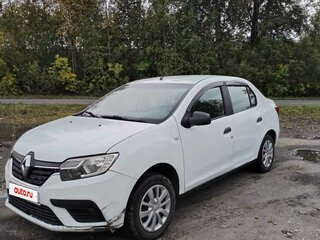 2018 Renault Logan II Рестайлинг, белый, 430000 рублей, вид 1
