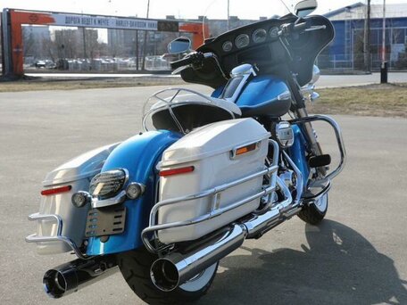 2021 Harley-Davidson Electra Glide Revival, синий, 3990000 рублей, вид 4