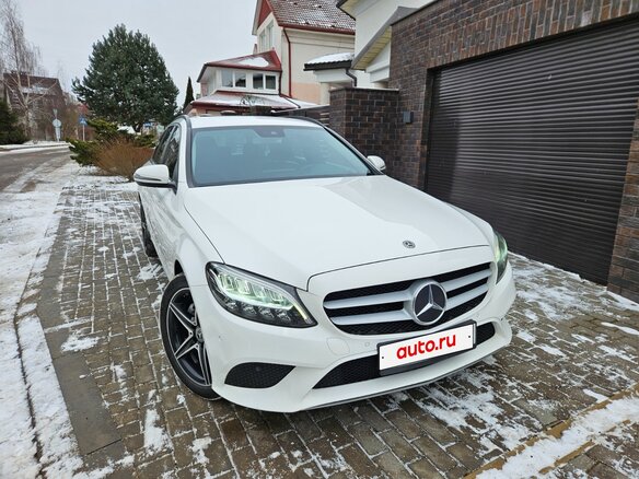 2019 Mercedes-Benz C-Класс 220 d IV (W205) Рестайлинг, белый - вид 4