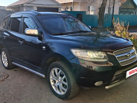 2006 Hyundai Santa Fe II, чёрный, вид 3