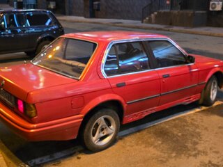 1985 BMW 3 серии 316 II (E30), красный, 240000 рублей, вид 5