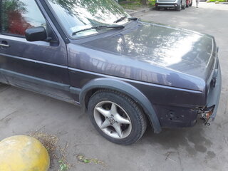 1989 Volkswagen Golf II, чёрный, 230000 рублей, вид 4