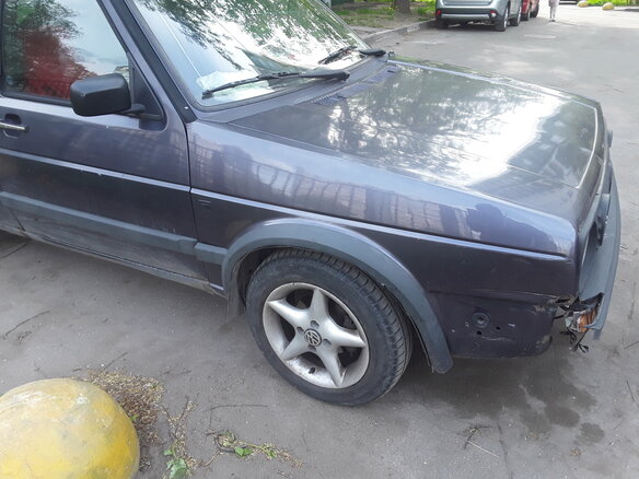 1989 Volkswagen Golf II, чёрный, 260000 рублей - вид 3