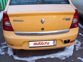 2012 Renault Logan I Рестайлинг, жёлтый, 210000 рублей, вид 2